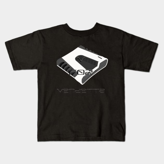 PS V-5 Kids T-Shirt by Rampest